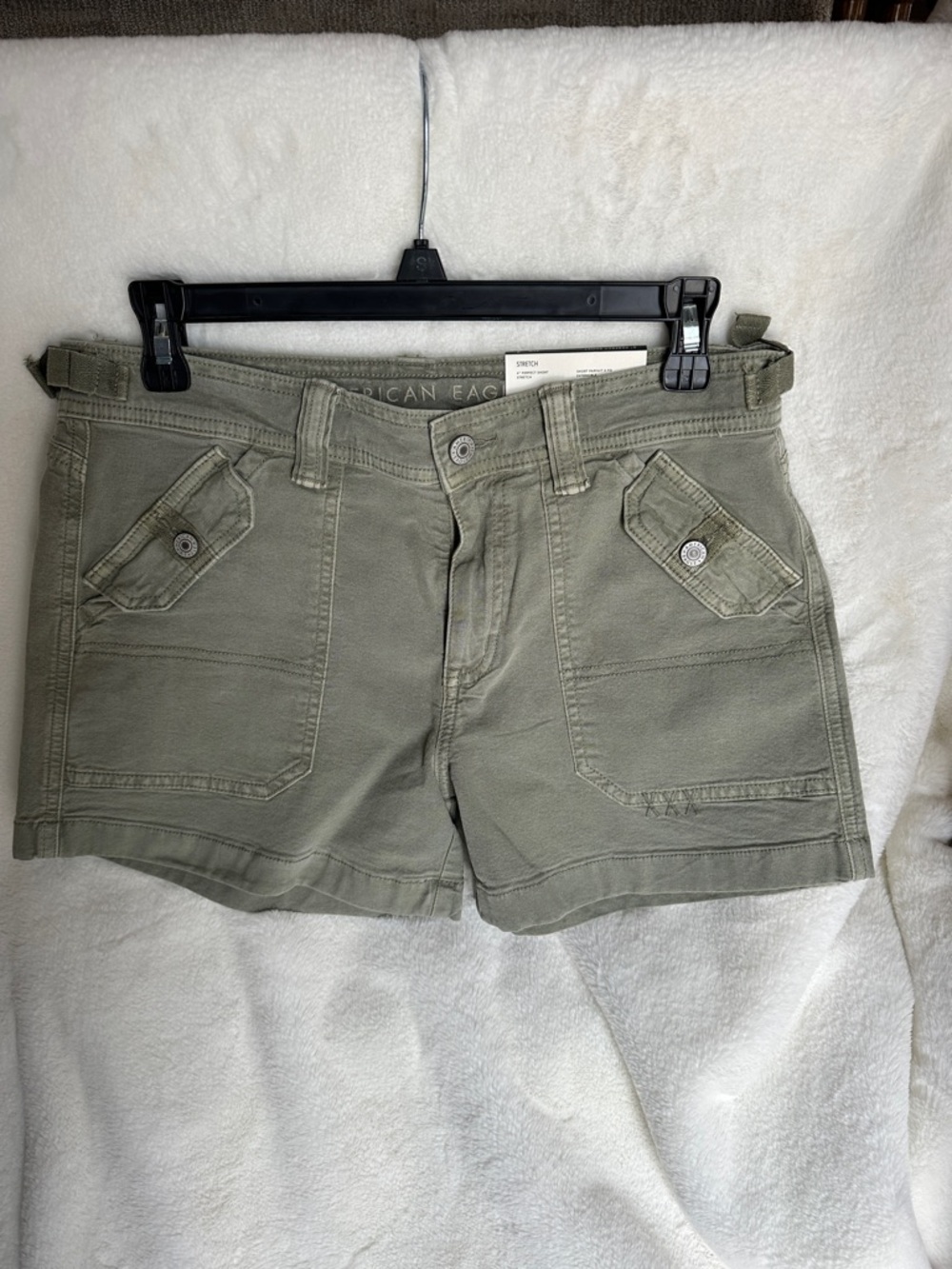 American Eagle Outfitters Olive Utility Cargo Shorts